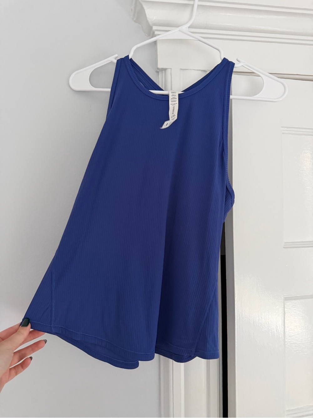 lululemon athletica Ribbed Tank Top in Royal Blue